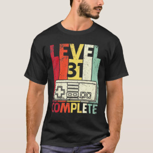 Husband Wife Gamer Marry Anniversary Level 31 Year T-Shirt