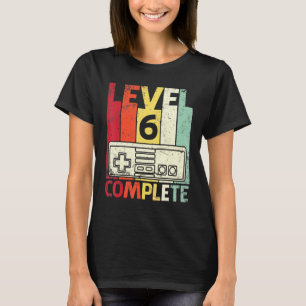 Husband Wife Gamers Marry Anniversary Level 6 Year T-Shirt