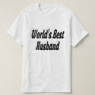 Husband with black text T-Shirt