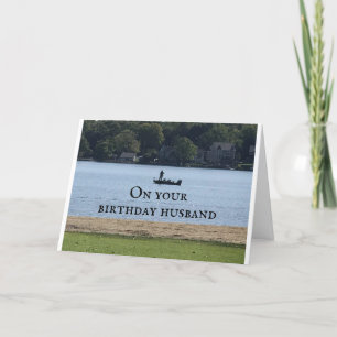 **HUSBAND WITH LOVE*** ON YOUR BIRTHDAY CARD