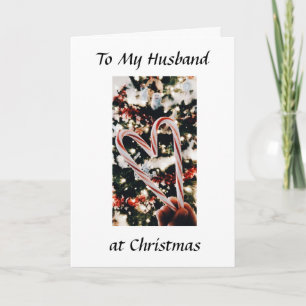 "HUSBAND" YOU BRING ME ***JOY*** HOLIDAY CARD