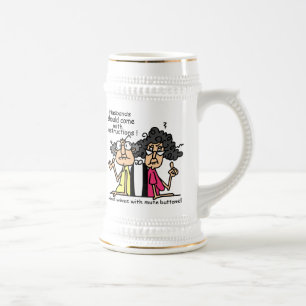 Husbands and Wives Attitude Humour Beer Stein