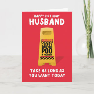Husband's Birthday Card 