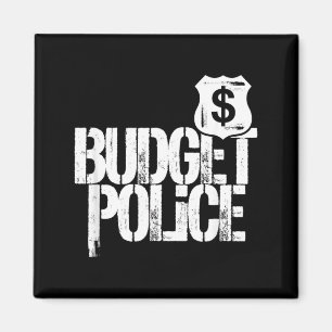 Husbands Budget Police Wife Shopping Spending Magnet