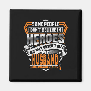 Husband's Fight Is My Fight Leukaemia Awareness  Magnet