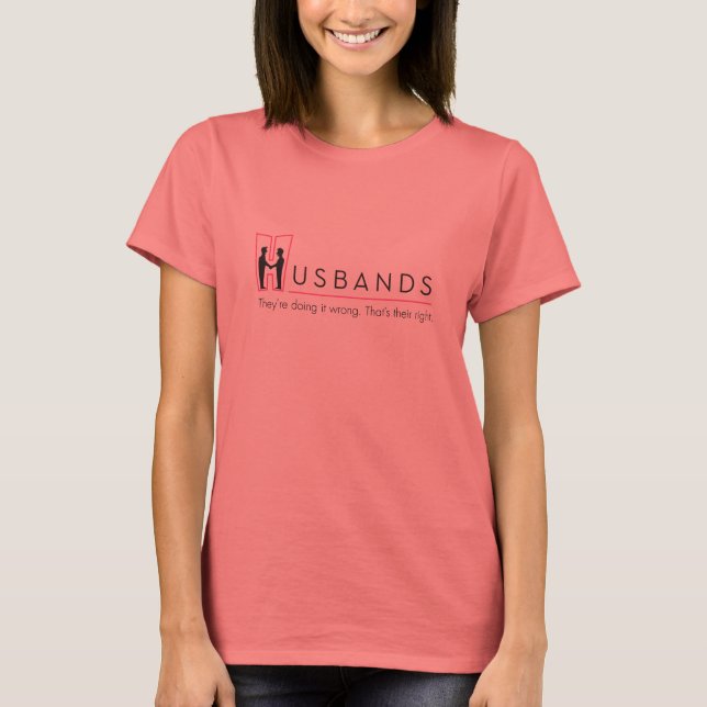 Husbands Logo Ladies T-Shirt (Front)