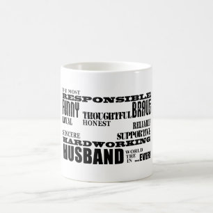 Husbands Wedding Anniversaries Birthdays Qualities Coffee Mug