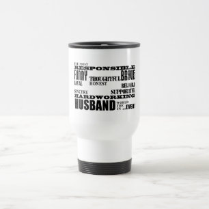 Husbands Wedding Anniversaries Birthdays Qualities Travel Mug