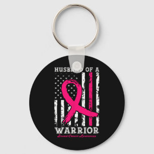 Husbynd Of A Warrior Breast Cancer Awareness Suppo Key Ring