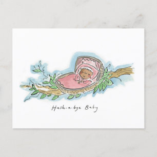 Hush a bye Baby Postcard