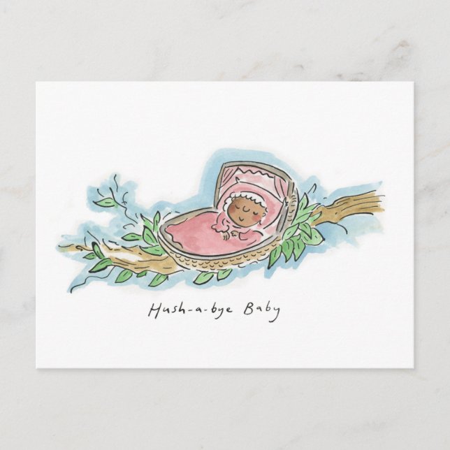 Hush a bye Baby Postcard (Front)