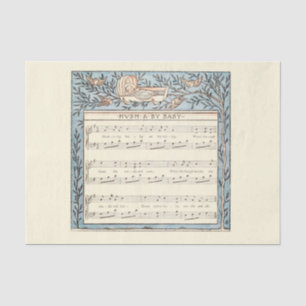 hush baby nursery rhyme tissue paper