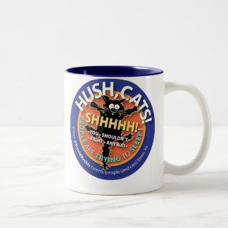 Hush Cats Two-tone Coffee Mug