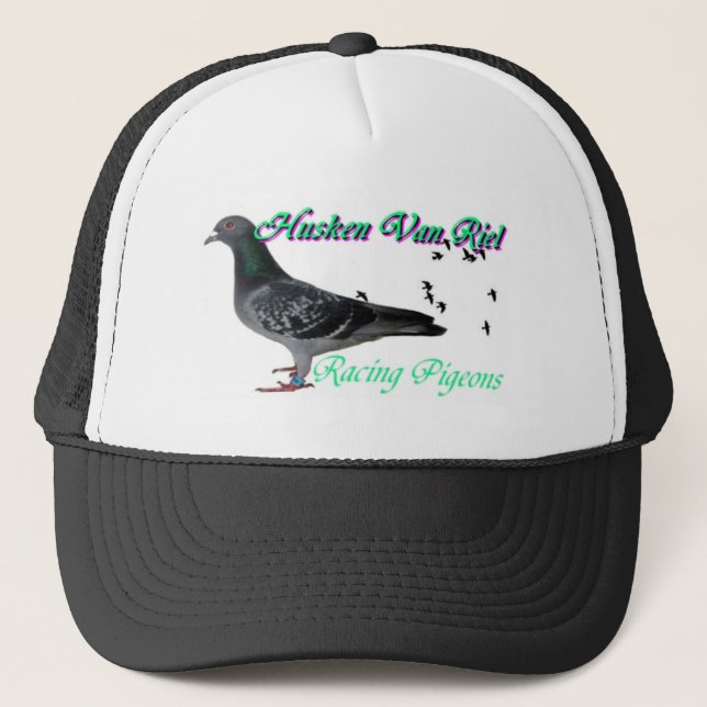 Husken Van Riel Racing pigeons Trucker Hat (Front)