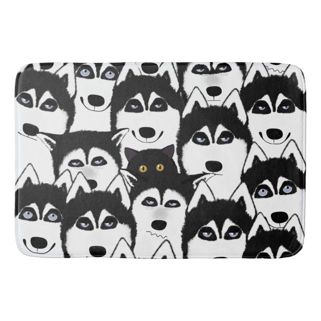 Huskies Bathmat (Front)