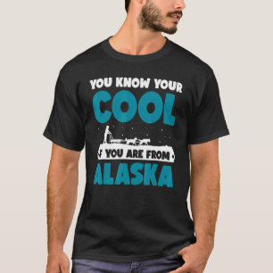 Huskies Dog Sled Rider Sledding Mushing T-Shirt