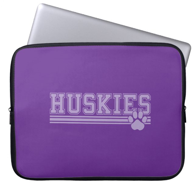 Huskies Laptop Sleeve (Front)