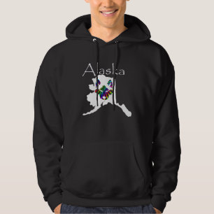 Huskies Last Frontier Souvenirs Sled Dog Siberian Hoodie