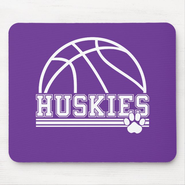 Huskies  mouse pad (Front)