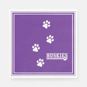 Huskies Paper Napkin