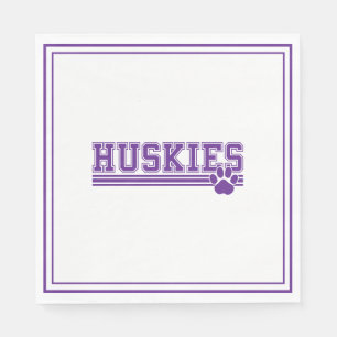Huskies Paper Napkin