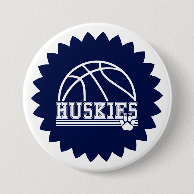 Huskies Pin Button (Front)