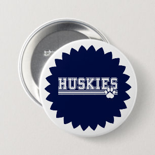 Huskies Pin Button