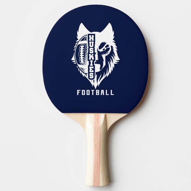Huskies Ping Pong Paddle (Front)