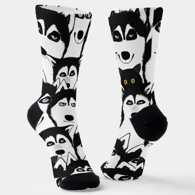 Huskies Socks (Angled)