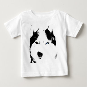 Husky Baby Tootoo One Piece Malamute Husky Dress Baby T-Shirt