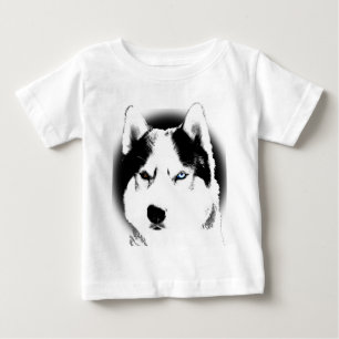 Husky Baby Tootoo One Piece Siberian Husky Dress Baby T-Shirt
