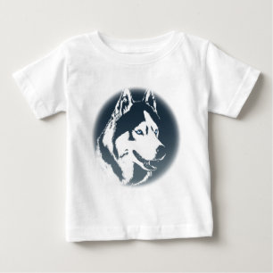 Husky Baby Tootoo Onepiece Siberian Husky Dress Baby T-Shirt