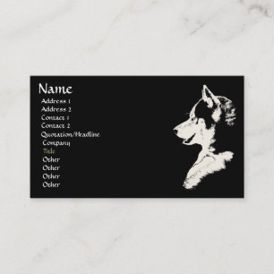 Husky Business Card Personalise Your Cards