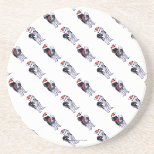 Husky Christmas Coaster