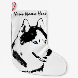 Husky Christmas Stocking Personalised Dog Stocking