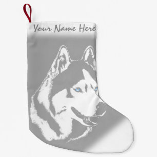 Husky Christmas Stocking Personalised Dog Stocking