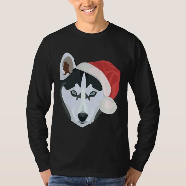 Husky Christmas             T-Shirt (Front)