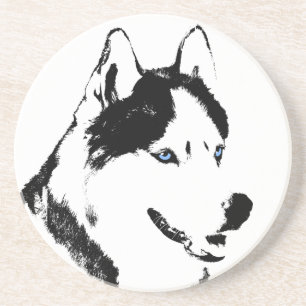 Husky Coaster Husky Malamute Sled Dog Coaster