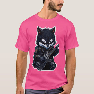 Husky Cute Metalhead T-Shirt