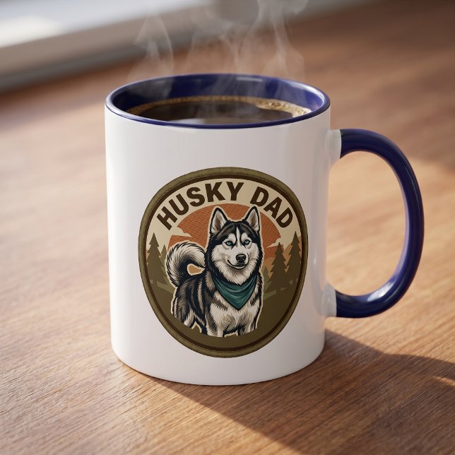 Husky Dad Coffee Mug | Siberian Husky Dad Gift (Creator Uploaded)
