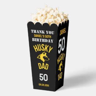 Husky Dad, Dog Dad Birthday     Favor Boxes