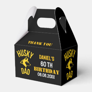 Husky Dad, Dog Dad Birthday     Favour Box