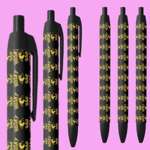 Husky Dad, Dog Dad              Black Ink Pen