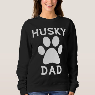 Husky Dad Paw Sweatshirt