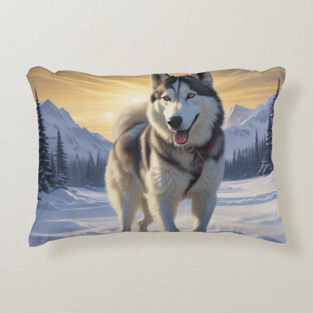 Husky Decorative Cushion (Front)