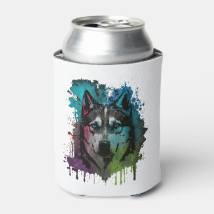 Husky Dog Can Cooler