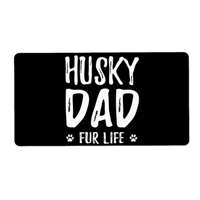 Husky dog dad for life |funny dog owner gift idea (Front)