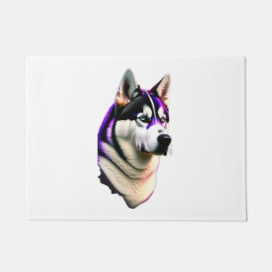 Husky Dog Design Doormat