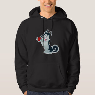 Husky Dog dogs Love Hoodie