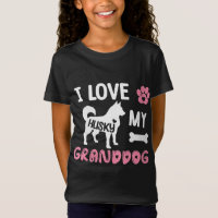 Husky Dog Grandma Gifts I Love My Granddog Husky D